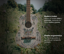 Cargar imagen en el visor de la galería, Guitarra Clásica Studio Indie 36&quot; - Incluye Funda Acolchada