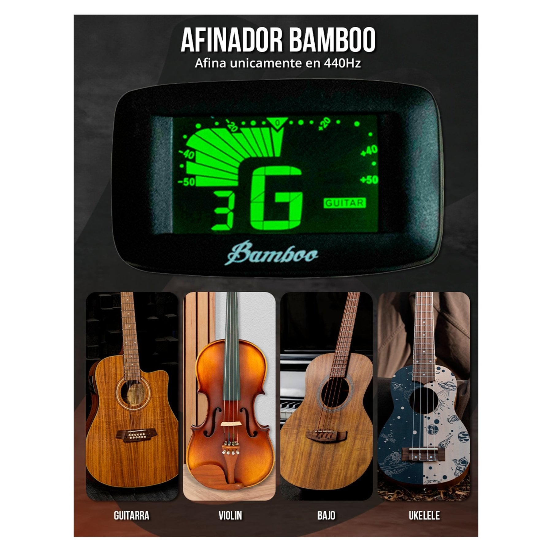 Afinador Cromático - Bamboo Música