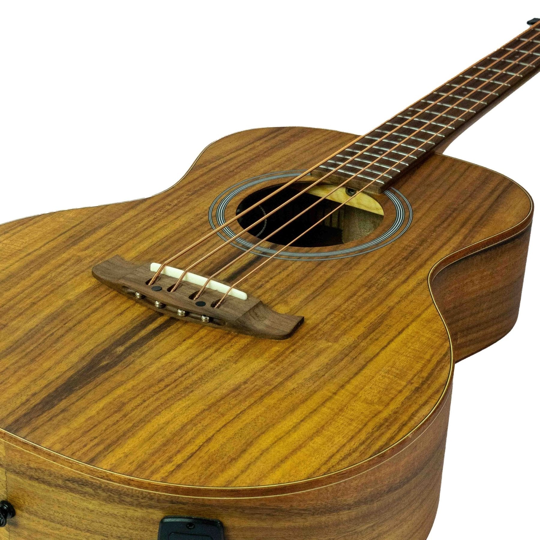 Bajo Electroacústico Koa 38" - Incluye Funda Acolchada - Bamboo Música