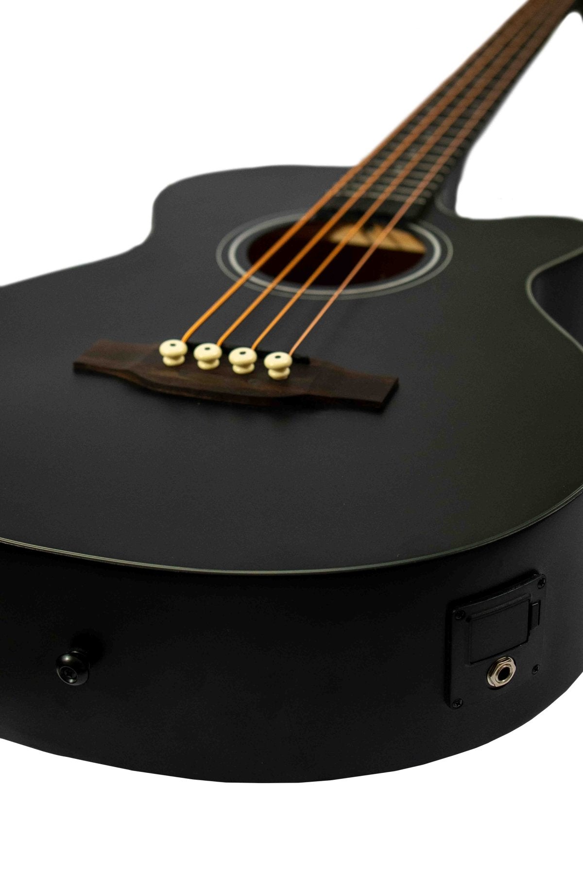 Bajo Electroacústico Negro 40″ - Incluye Funda Acolchada - Bamboo Música