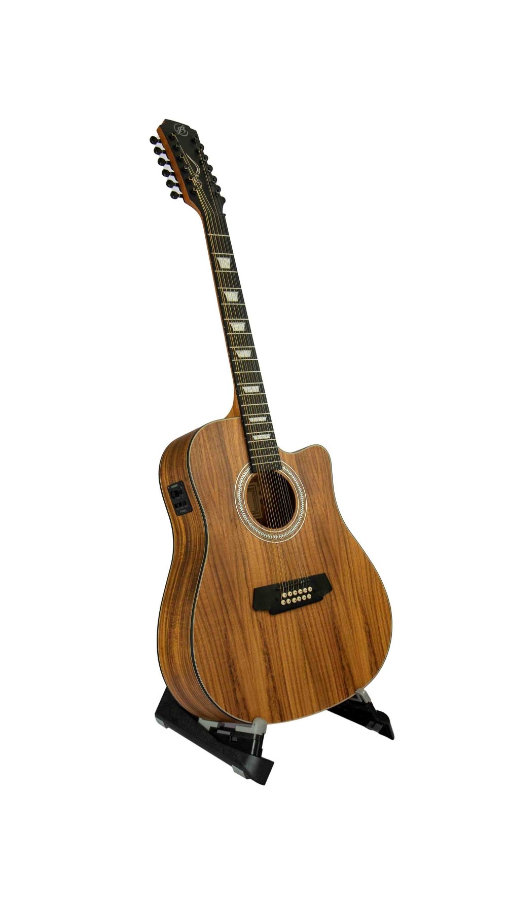 Base Soporte Guitarra / Bajo Bamboo Reforzado De Plastico - Bamboo Música