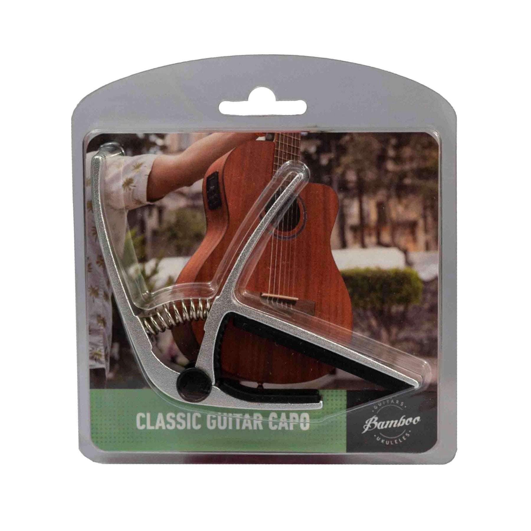 Capotraste Capo Guitarra Clasica / Ukulele - Bamboo Música