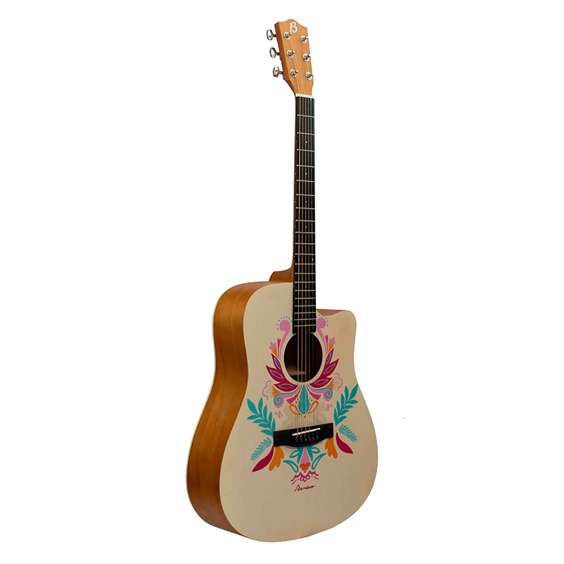 Guitarra Acustica Festival 41" - Incluye Funda - Bamboo Música