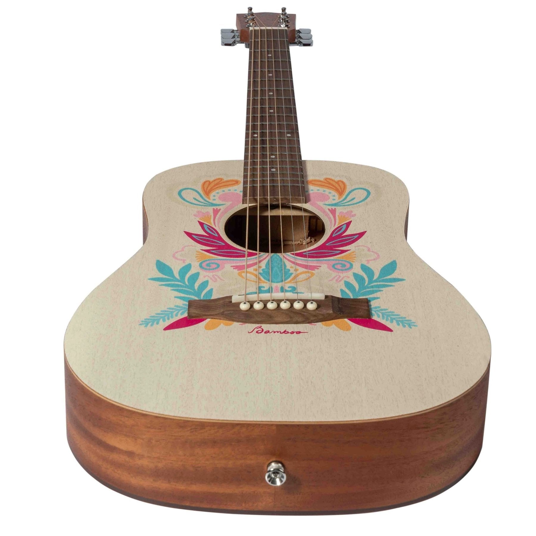Guitarra Acústica Travel Festival 34" - Incluye Funda - Bamboo Música