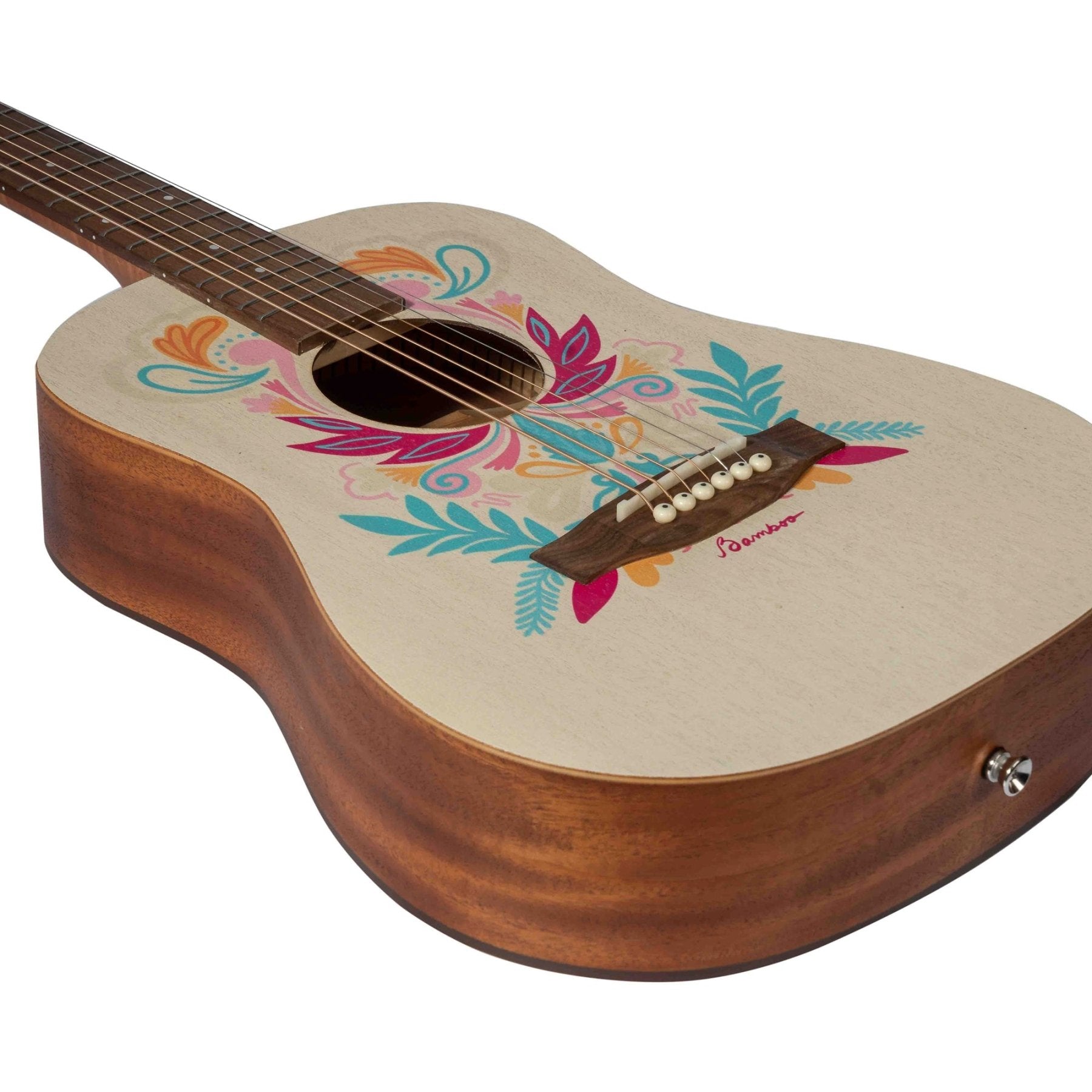 Guitarra Acústica Travel Festival 34" - Incluye Funda - Bamboo Música