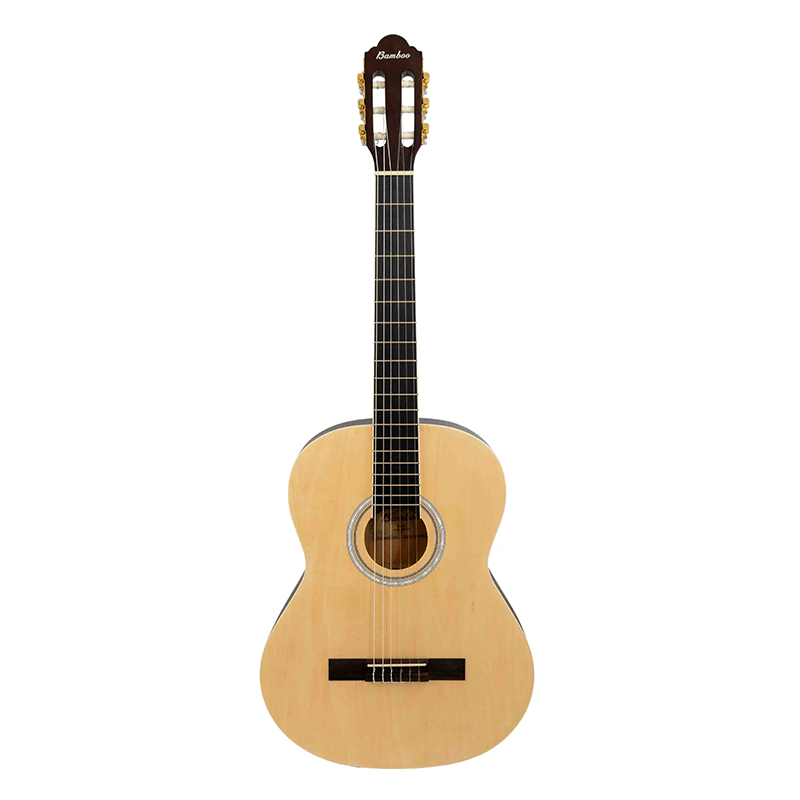 Guitarra Bamboo Clásica Estudio Natural 39” con Funda - Bamboo Música