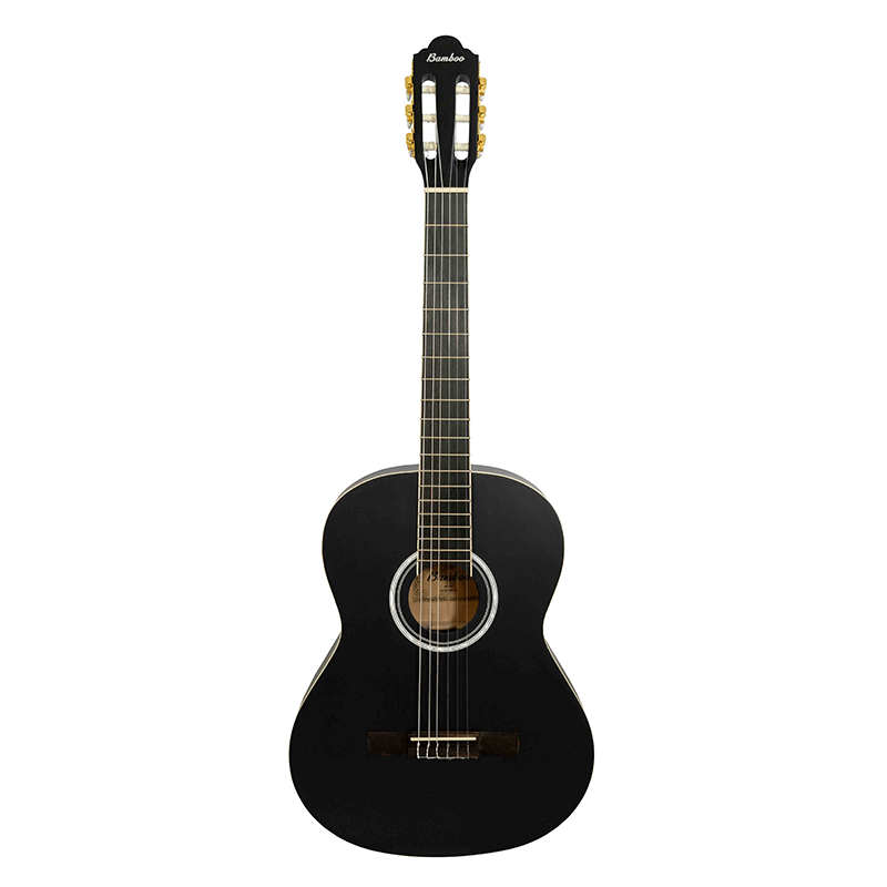 Guitarra Bamboo Clásica Estudio Negra 39” con Funda - Bamboo Música