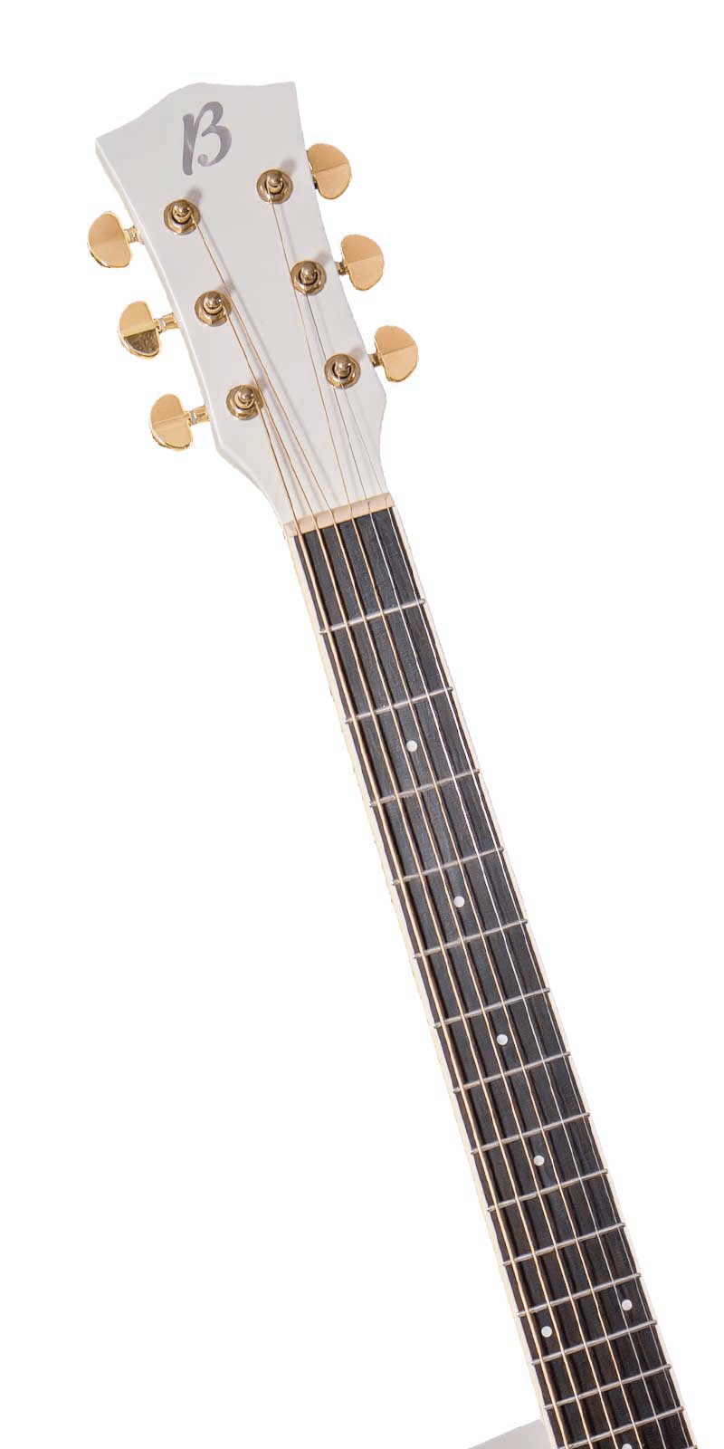 Guitarra Bamboo Electroacústica Blanca Linden 40” con Funda - Bamboo Música