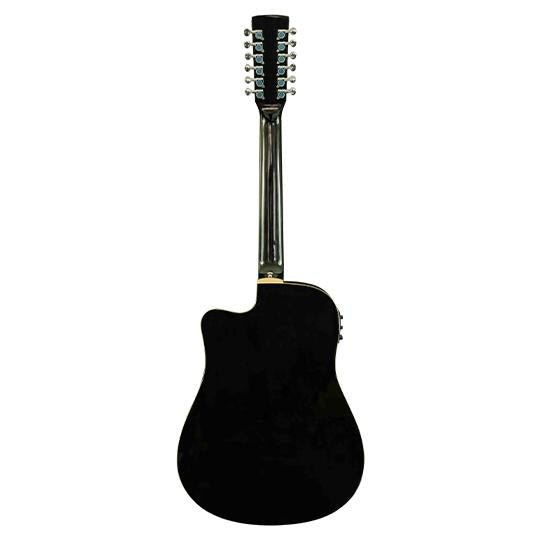 Guitarra Bamboo Electroacustica DOCEROLA Negra Linden 41” con Funda - Bamboo Música