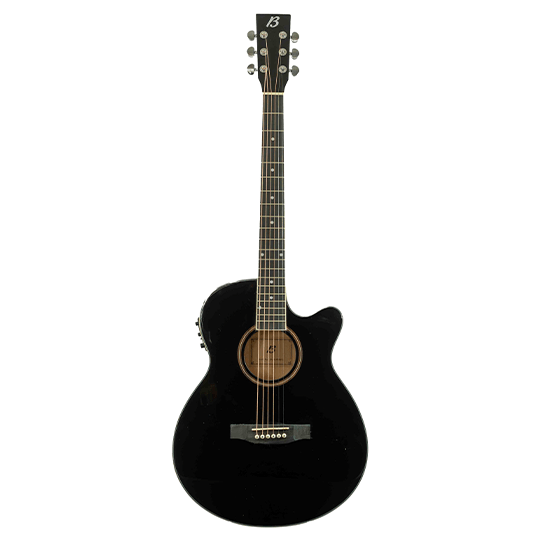 Guitarra Bamboo Electroacustica Negra Linden 40” con Funda - Bamboo Música