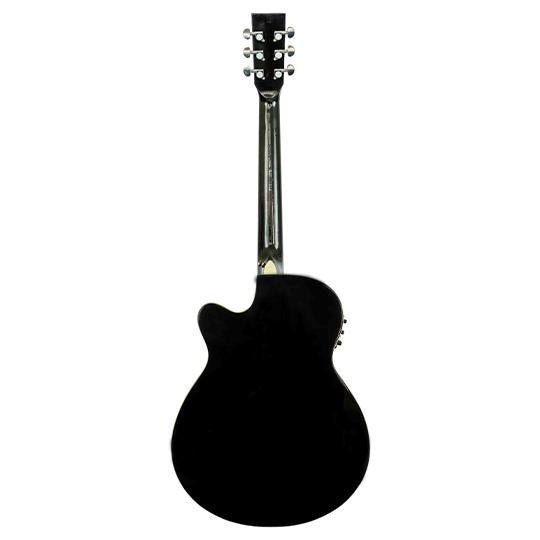 Guitarra Bamboo Electroacústica Negra Linden 40" – Outlet (Mal Acabado en Tapa y Fondo) - Bamboo Música