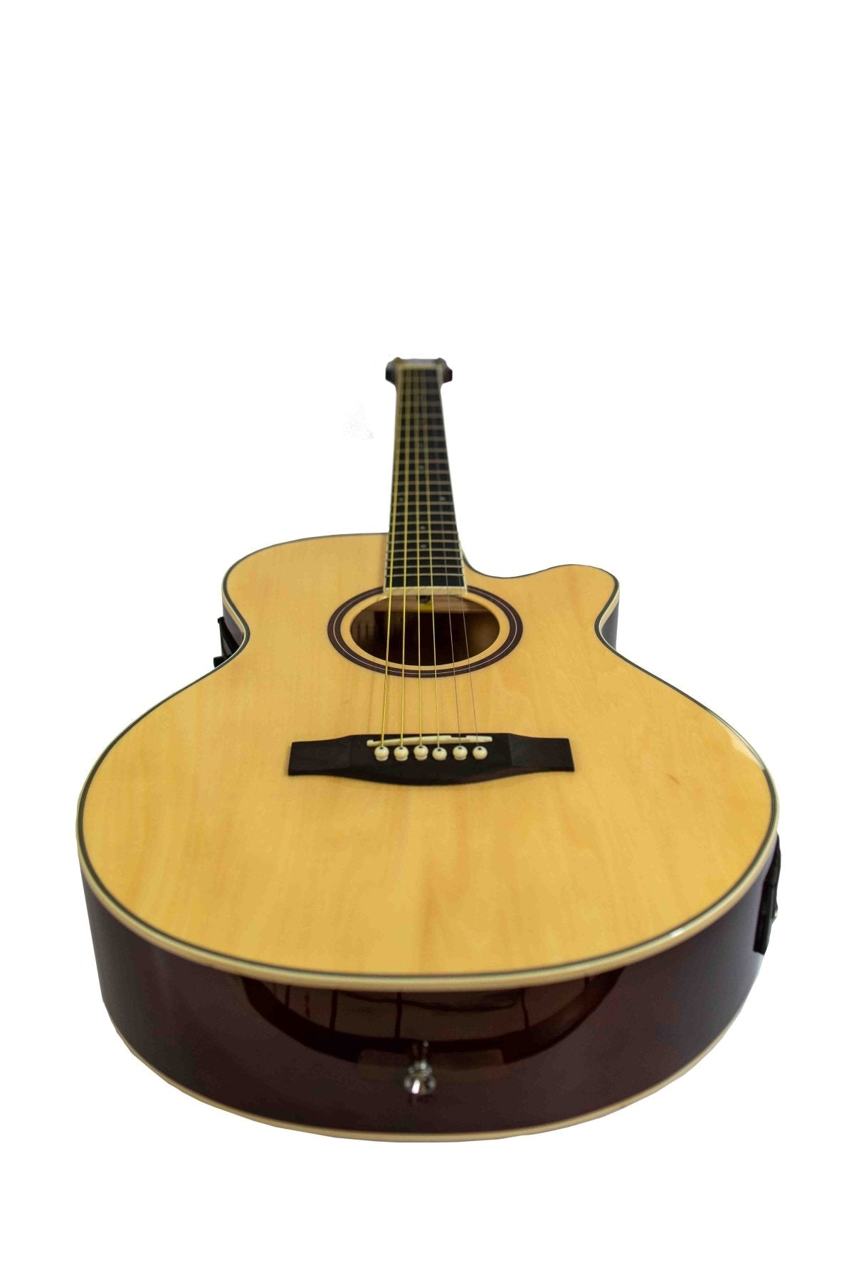 Guitarra Bamboo Electroacustica Stage Natural 40” con Funda - Bamboo Música