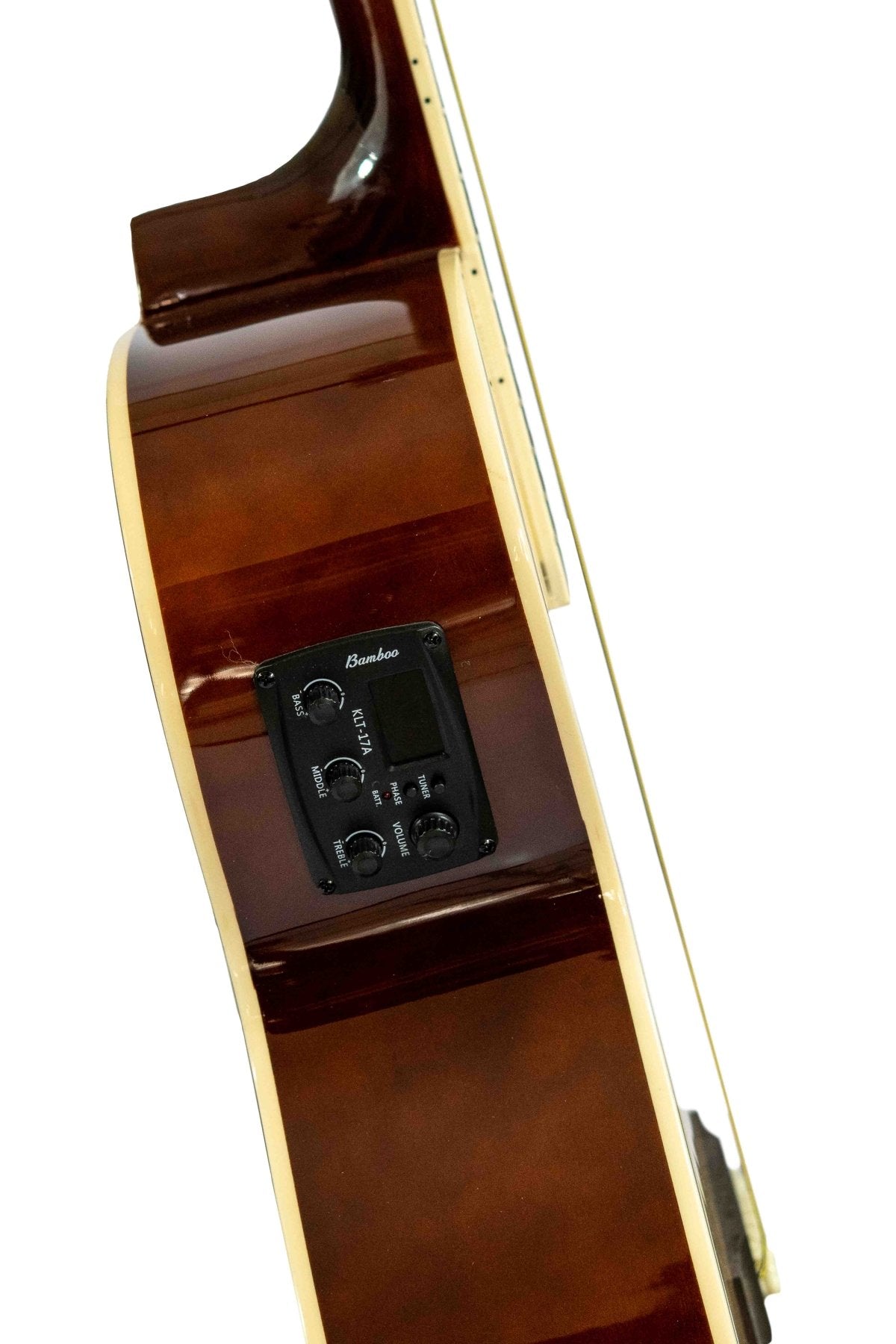 Guitarra Bamboo Electroacustica Stage Natural 40” con Funda - Bamboo Música