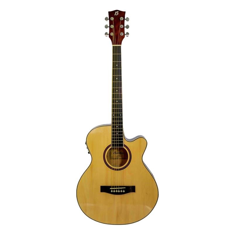 Guitarra Bamboo Electroacustica Stage Natural 40” con Funda - Bamboo Música