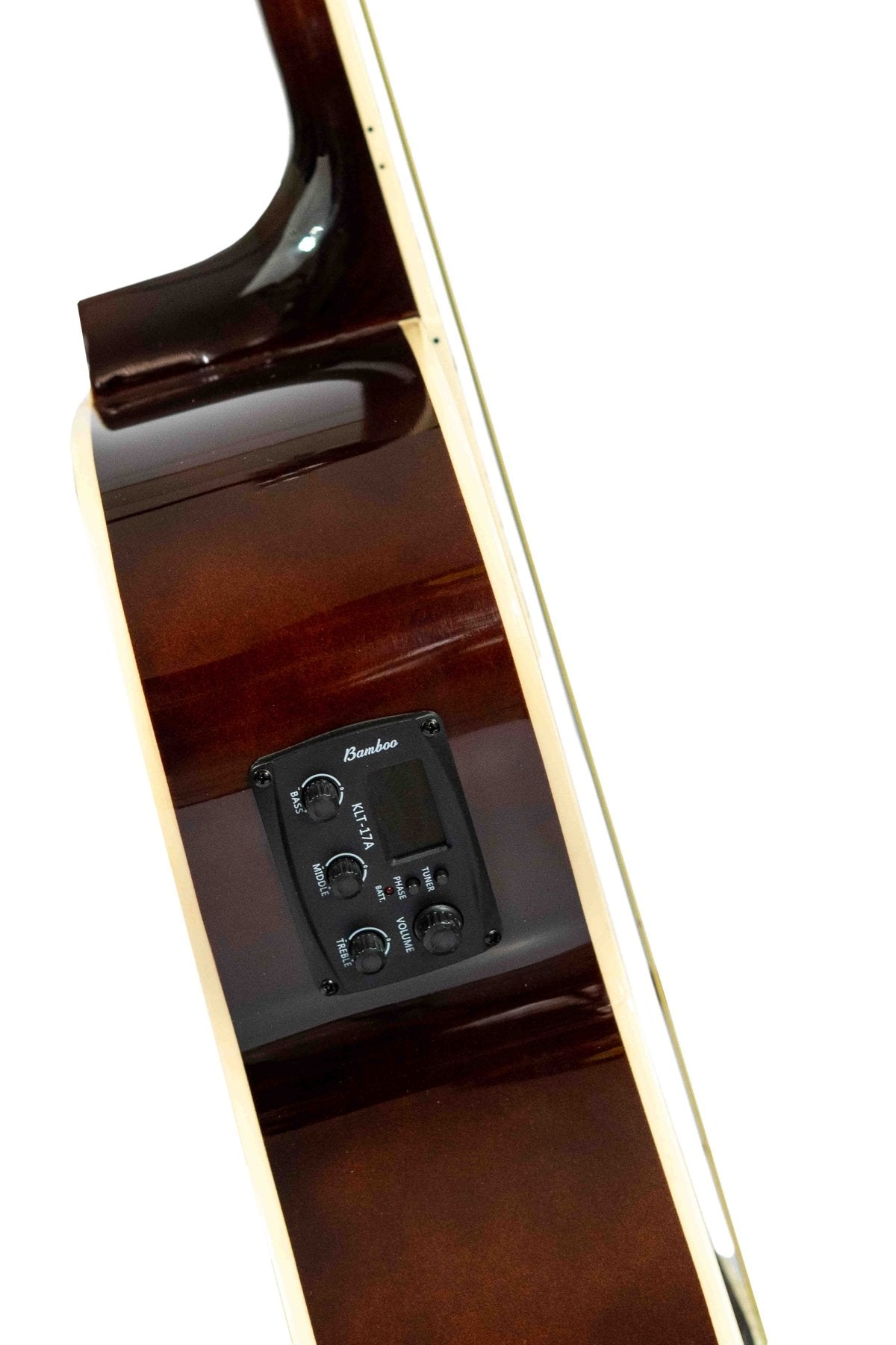 Guitarra Bamboo Electroacustica Sunburst Linden 40” con Funda - Bamboo Música