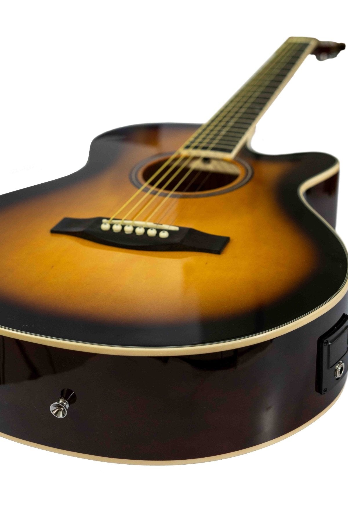 Guitarra Bamboo Electroacustica Sunburst Linden 40” con Funda - Bamboo Música