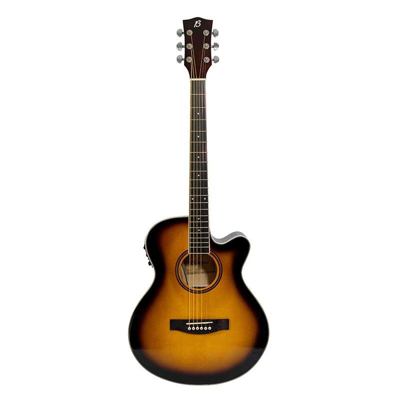 Guitarra Bamboo Electroacustica Sunburst Linden 40” con Funda - Bamboo Música