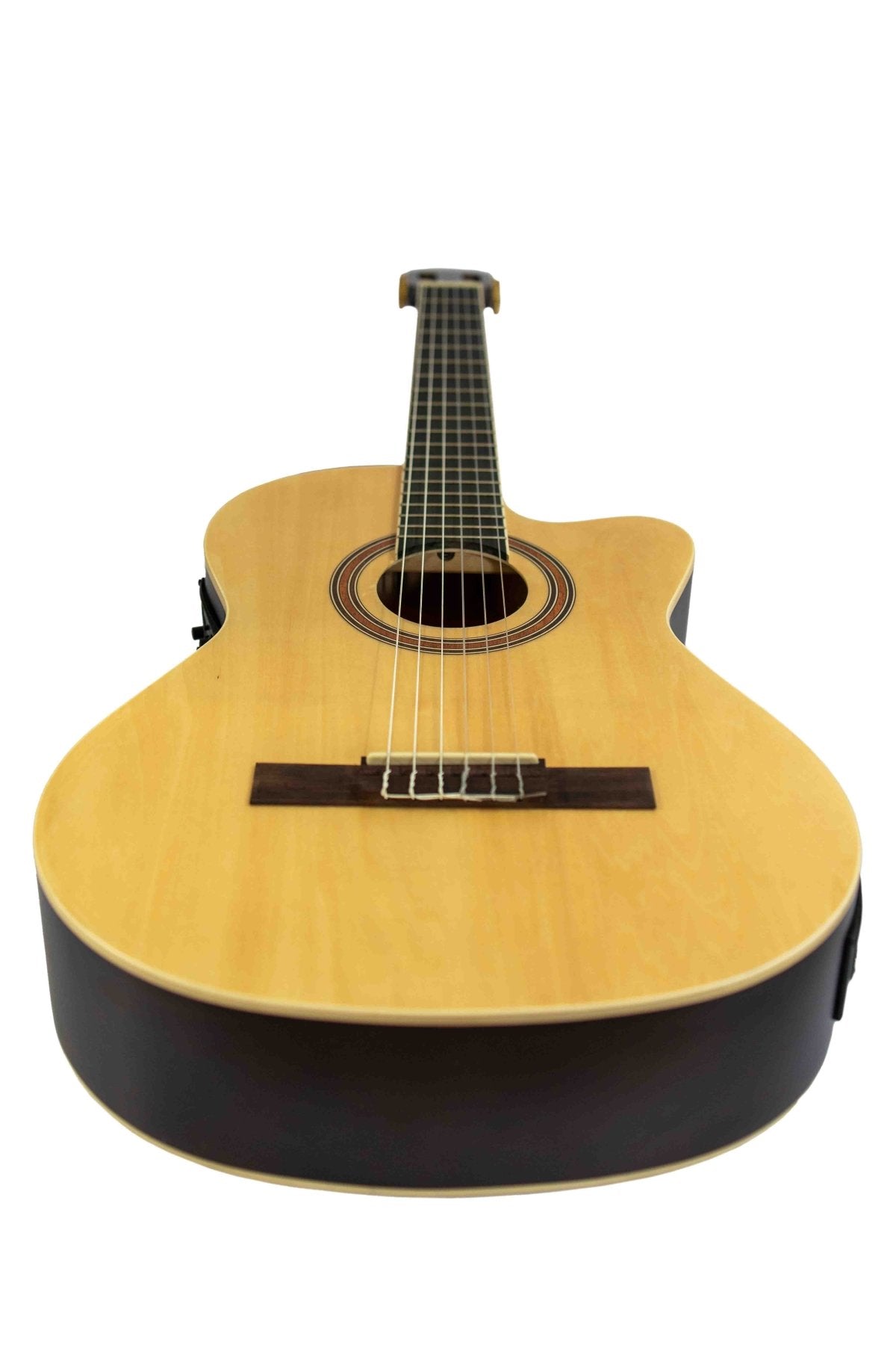 Guitarra Bamboo Electroclasica Studio Natural 39” con Funda - Bamboo Música