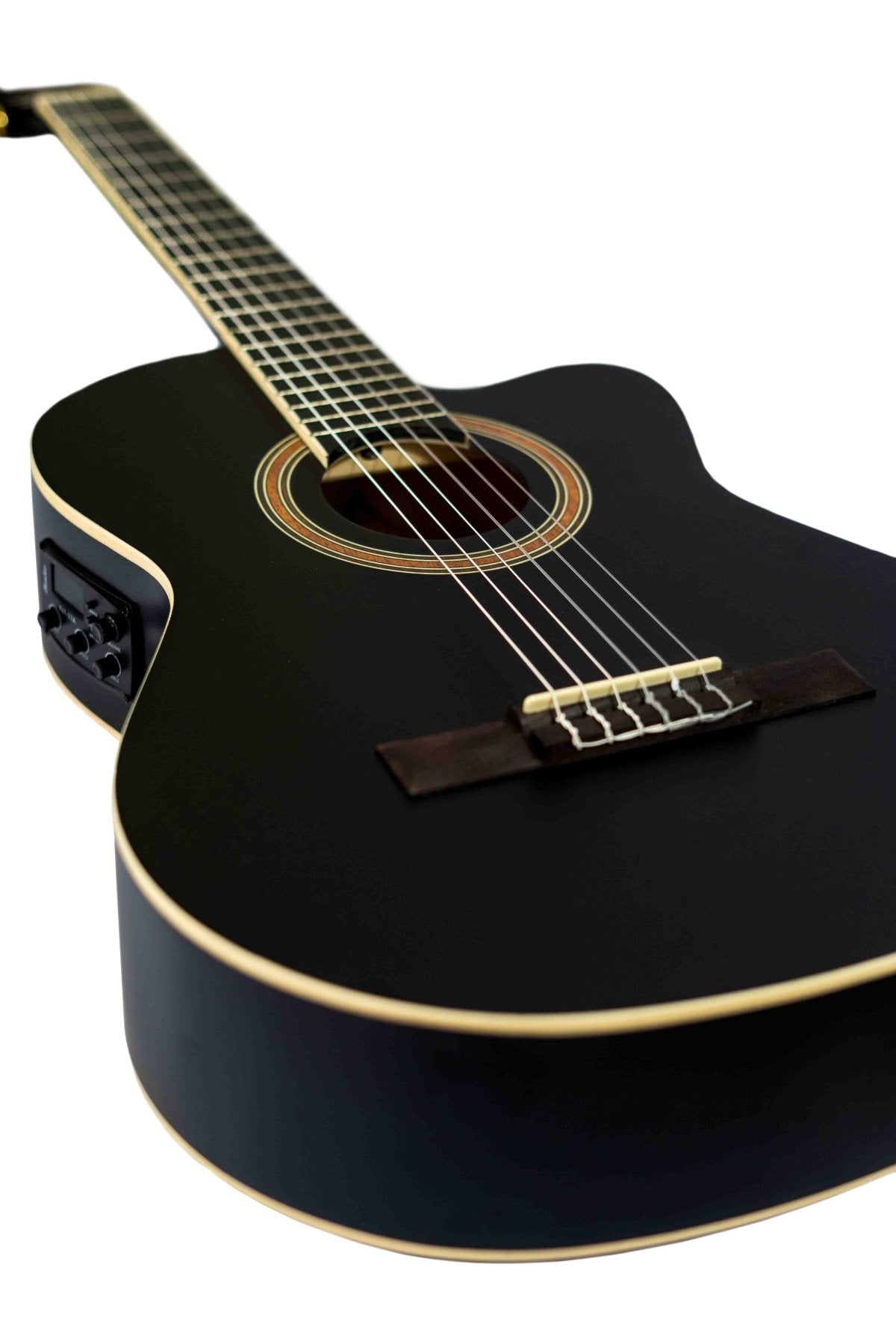 Guitarra Bamboo Electroclasica Studio Negra 39” con Funda - Bamboo Música