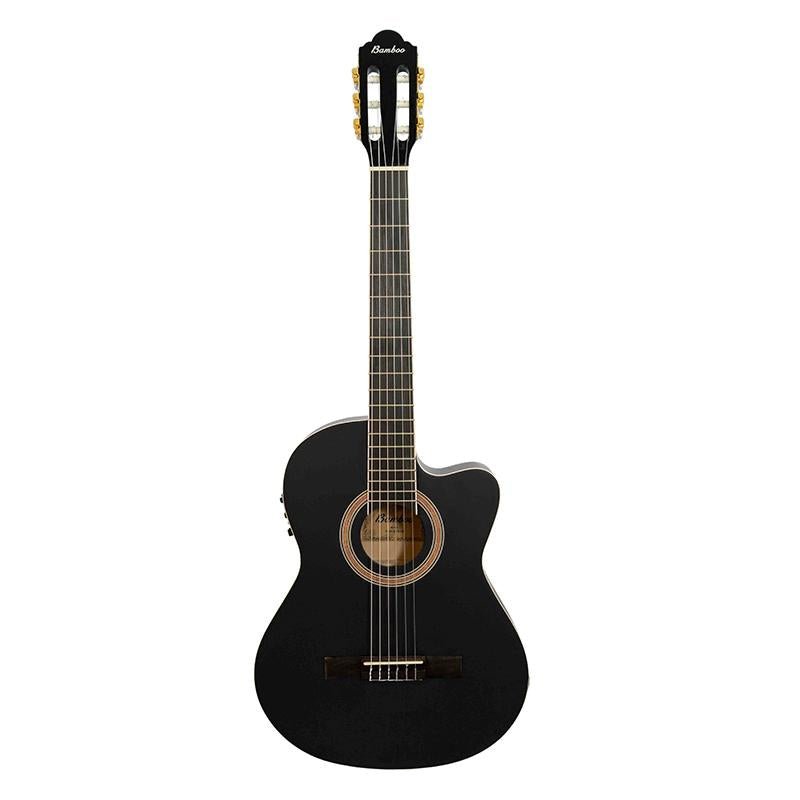 Guitarra Bamboo Electroclasica Studio Negra 39” con Funda - Bamboo Música