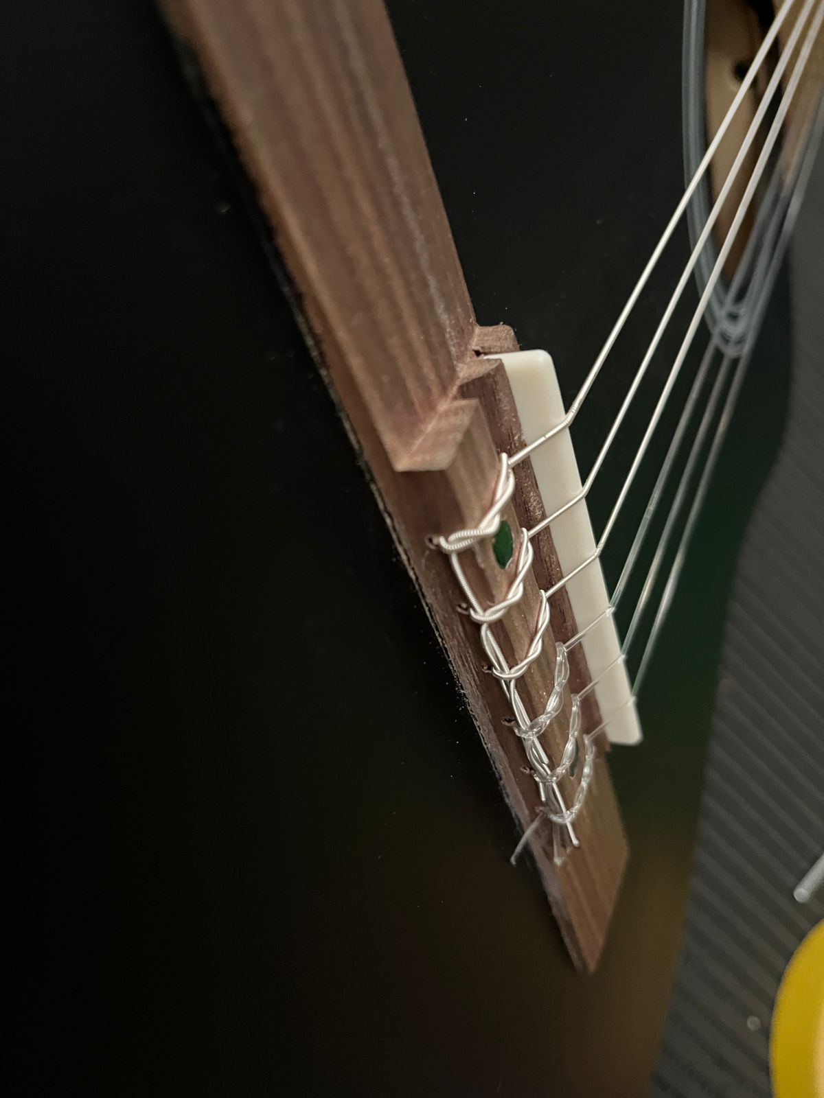 Guitarra Bamboo Electroclasica Studio Negra 39” con Funda – Outlet (Puente Despegado) - Bamboo Música