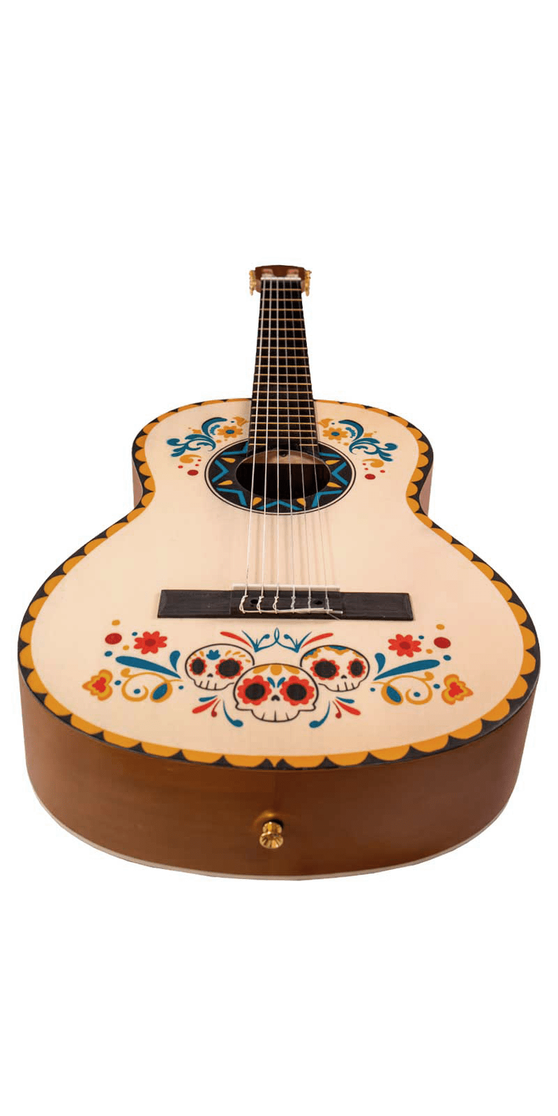 Guitarra Clasica Bamboo Estudio Dia De Muertos 39 - Bamboo Música