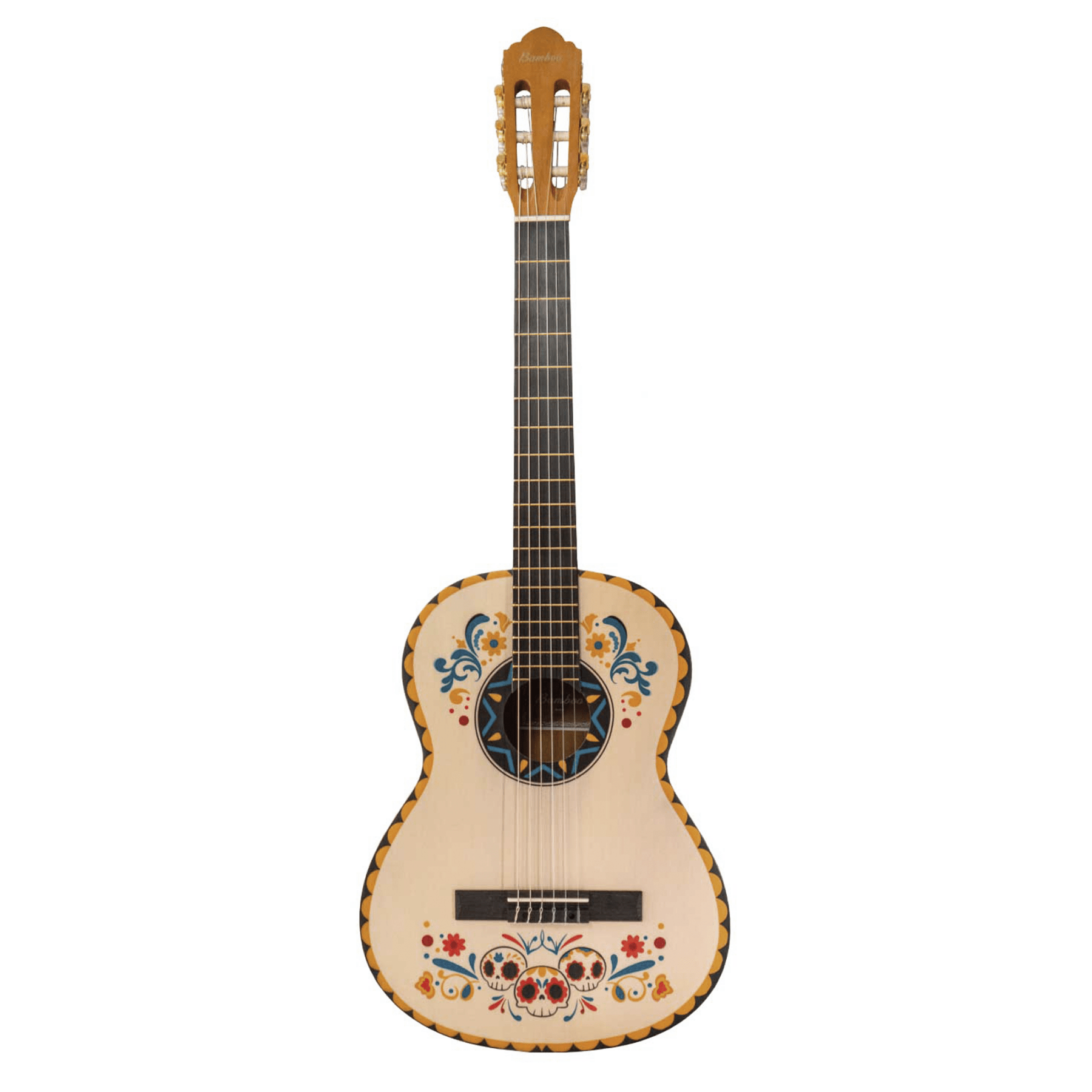 Guitarra Clasica Bamboo Estudio Dia De Muertos 39 - Bamboo Música