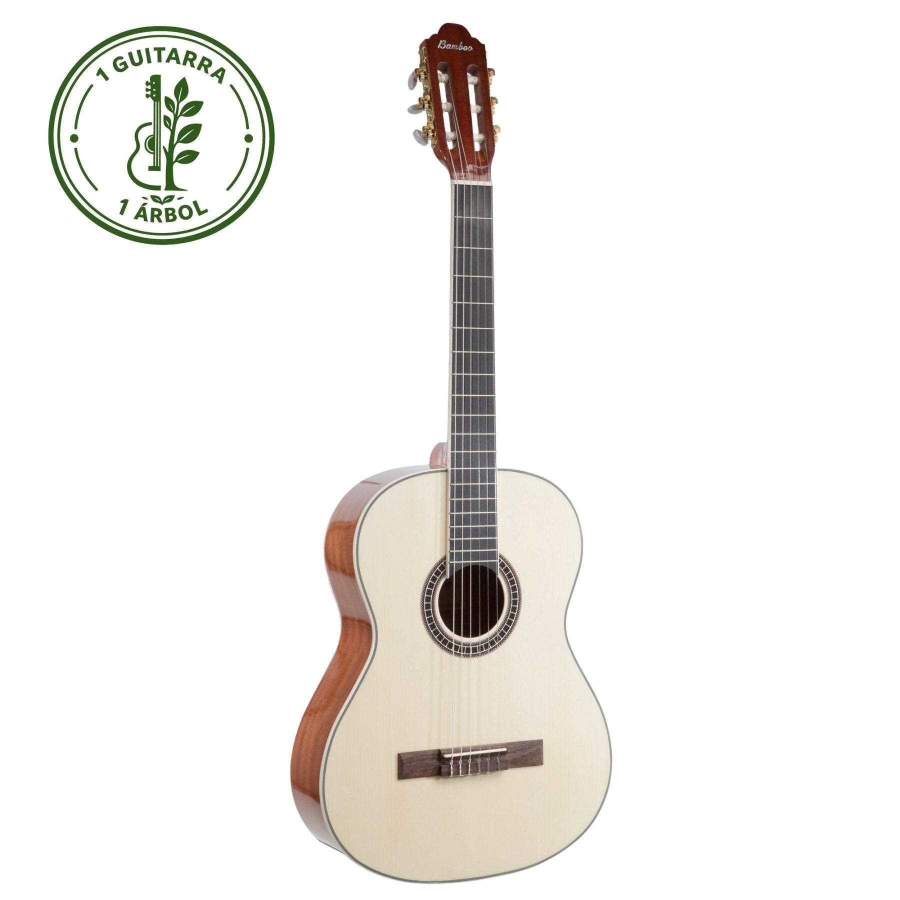 Guitarra Clasica Estudio Spruce 39" - Incluye Funda - Bamboo Música