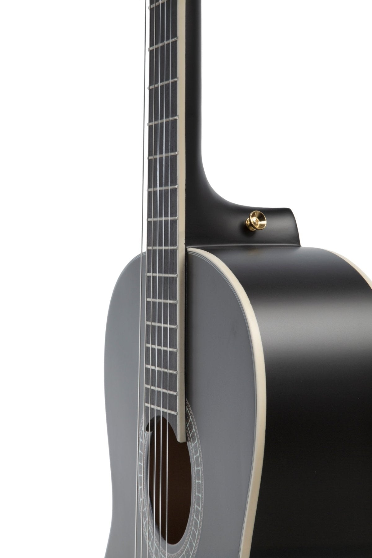 Guitarra Clásica Negra Estudio Spruce 39" - Incluye Funda - Bamboo Música