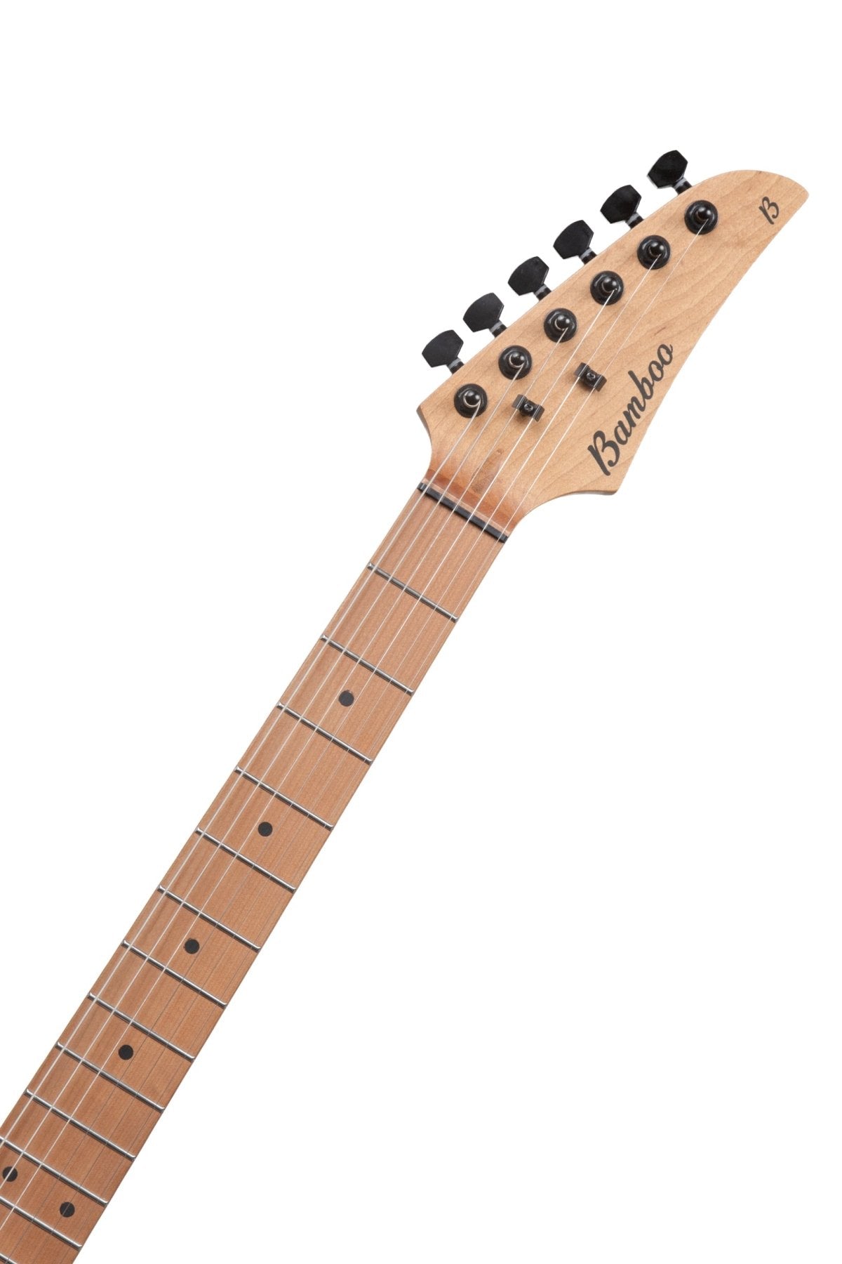 Guitarra Electrica SOLAR Strato SSH Black - Bamboo Música
