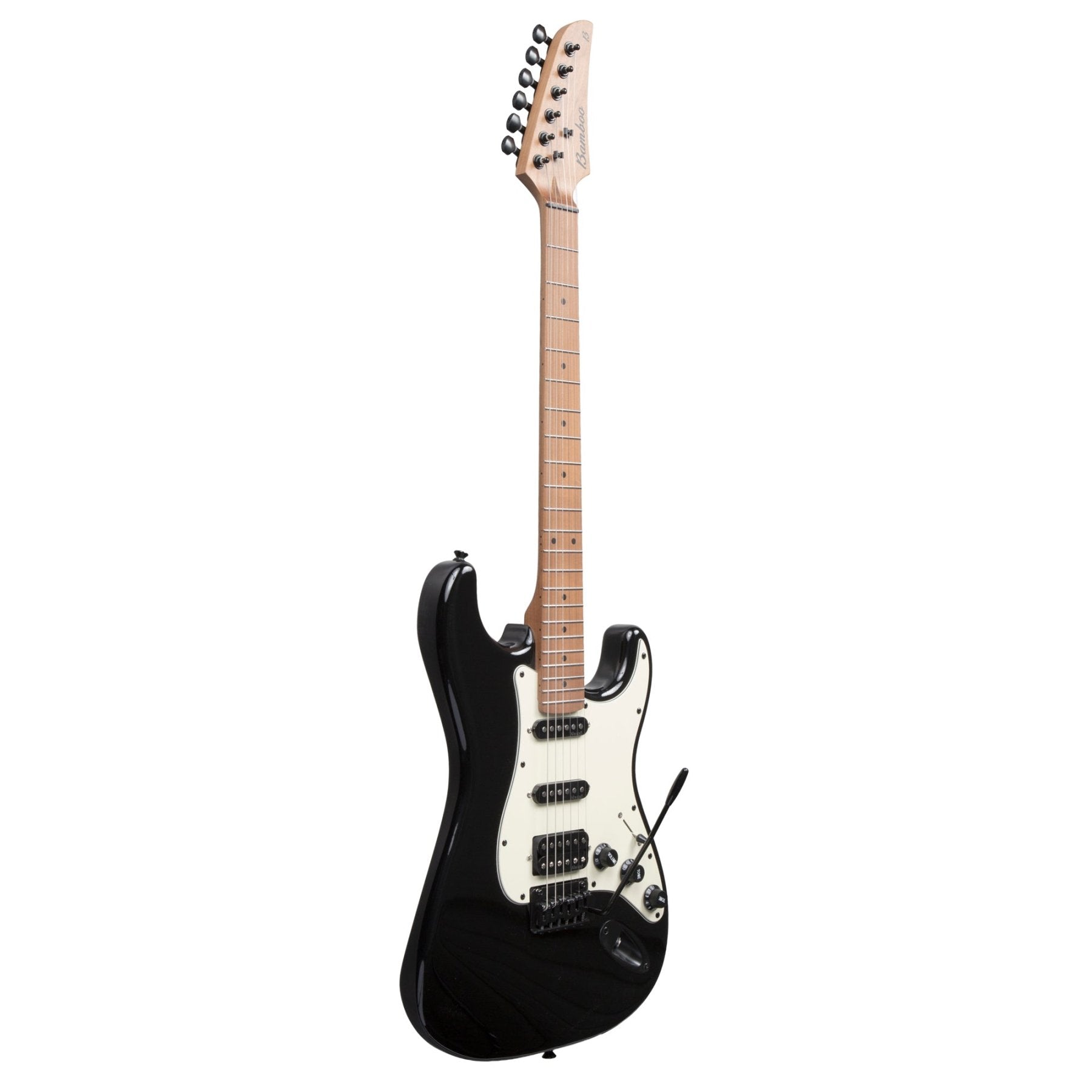 Guitarra Electrica SOLAR Strato SSH Black - Bamboo Música