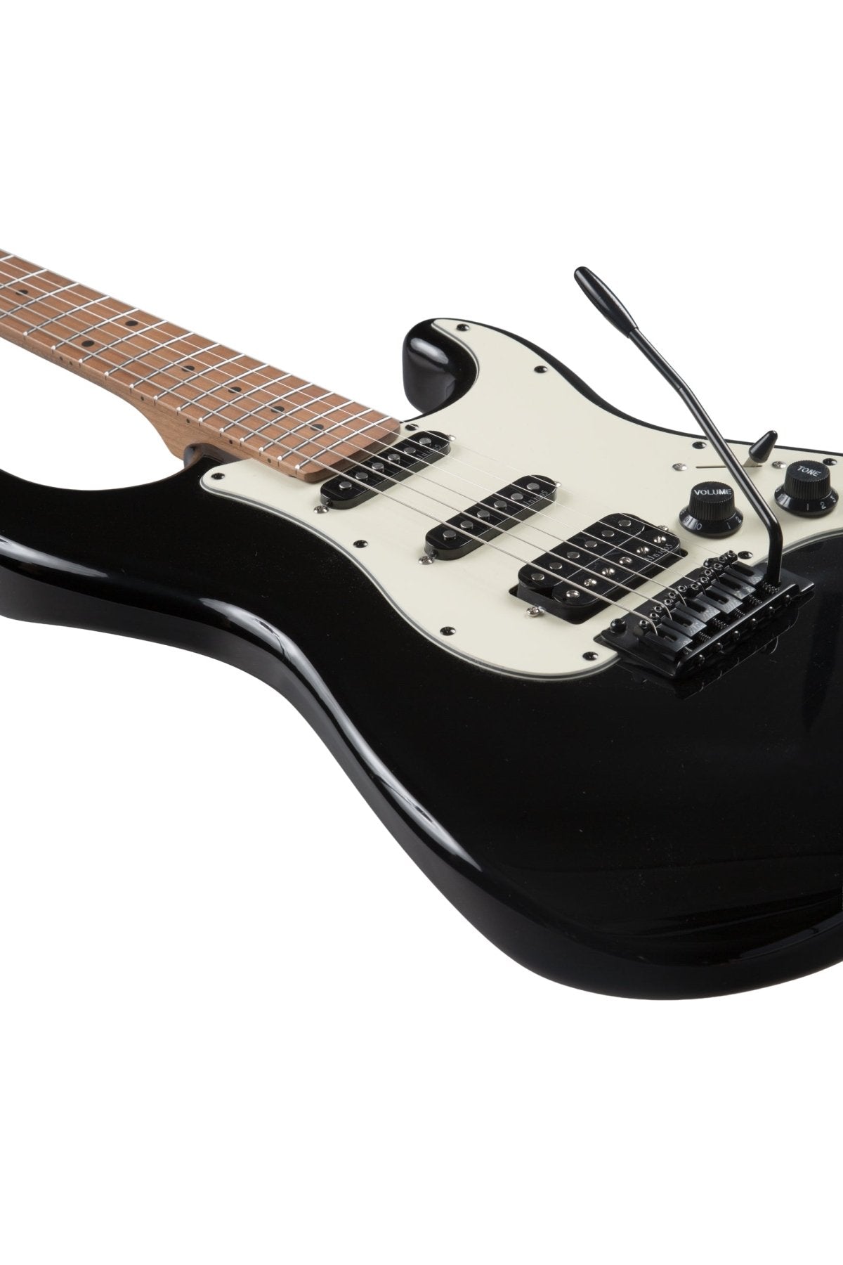 Guitarra Electrica SOLAR Strato SSH Black - Bamboo Música