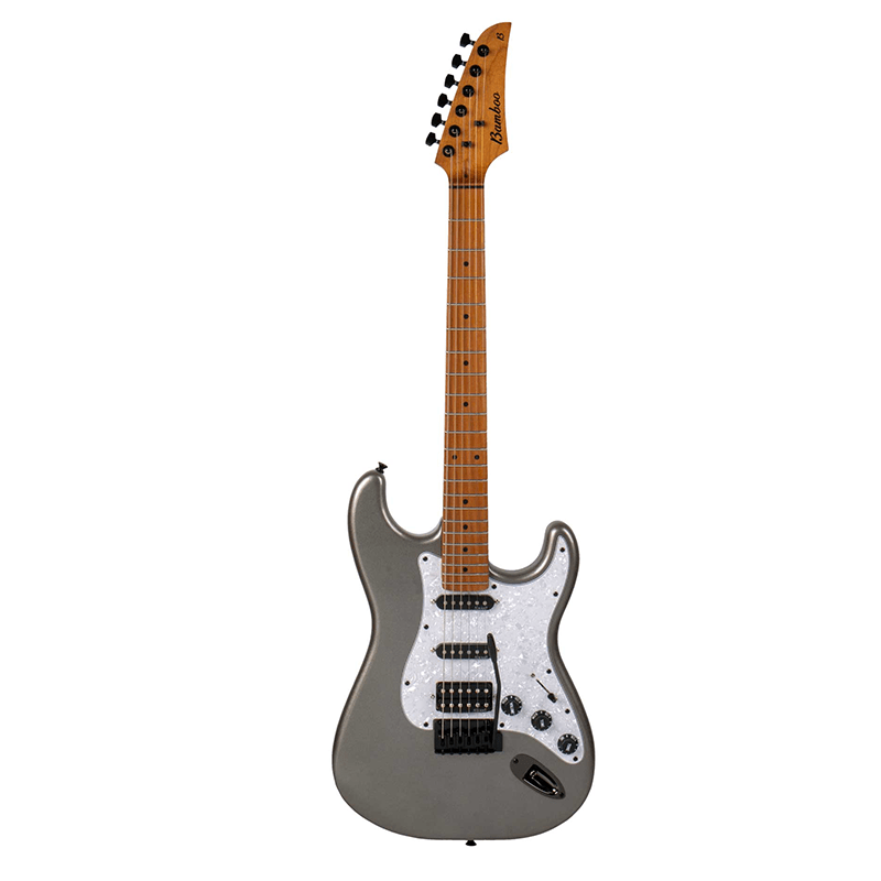Guitarra Electrica SOLAR Strato SSH Grey - Bamboo Música