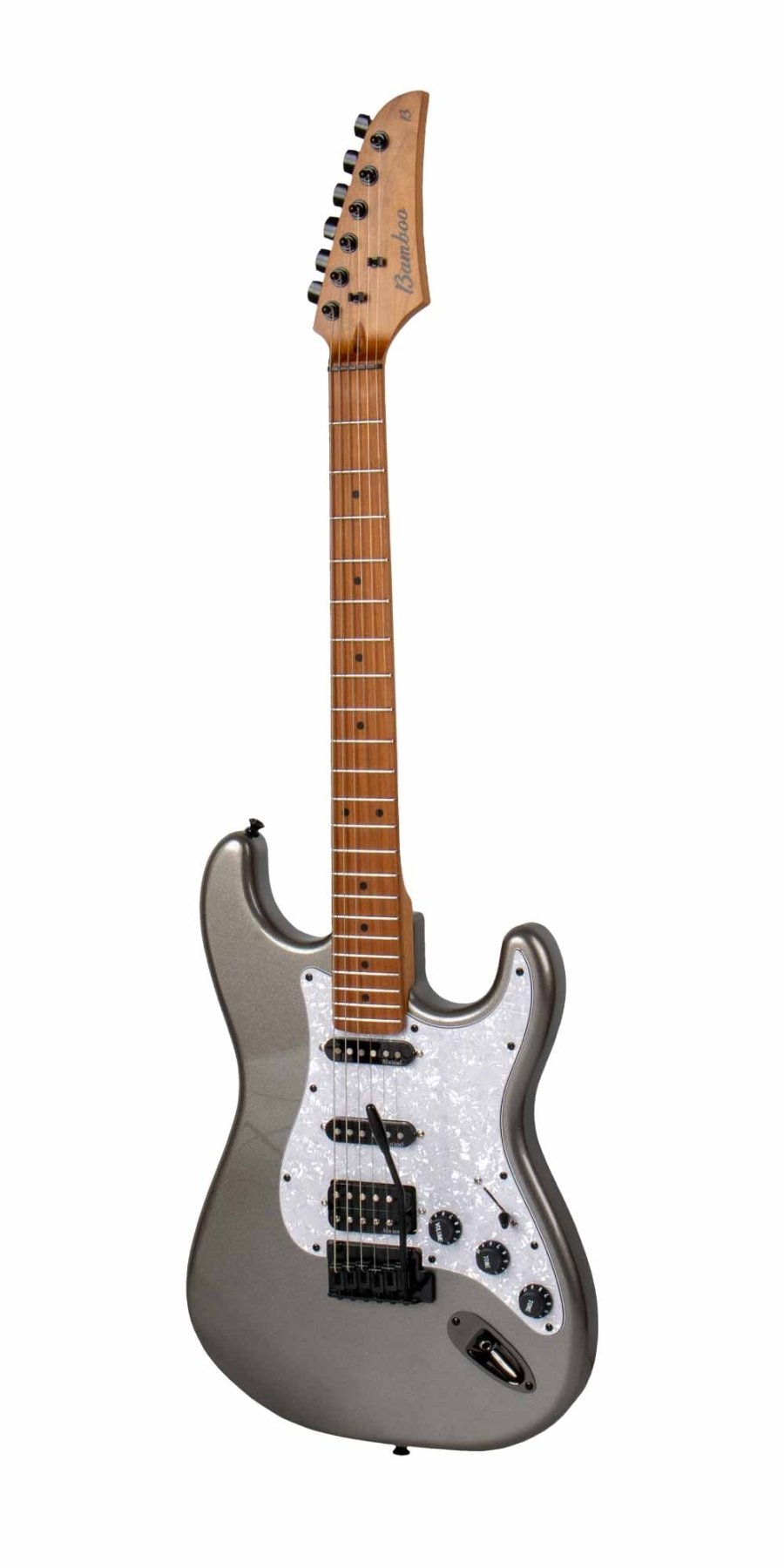 Guitarra Electrica SOLAR Strato SSH Grey - Bamboo Música