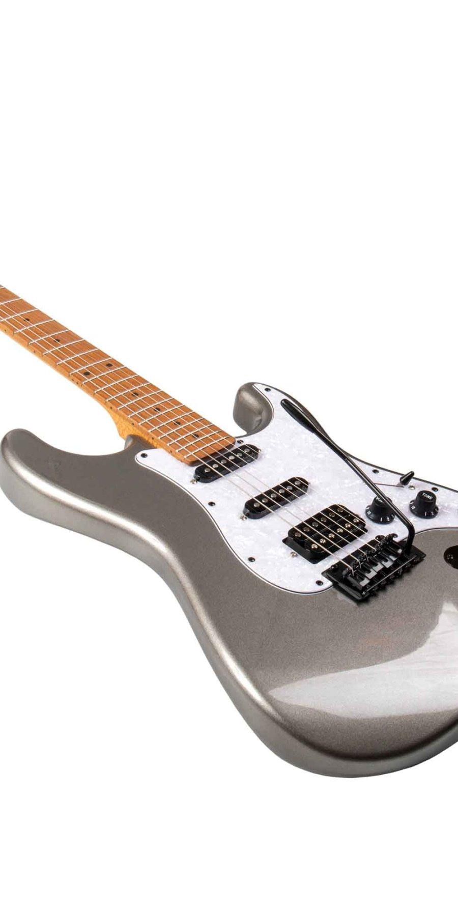 Guitarra Electrica SOLAR Strato SSH Grey - Bamboo Música