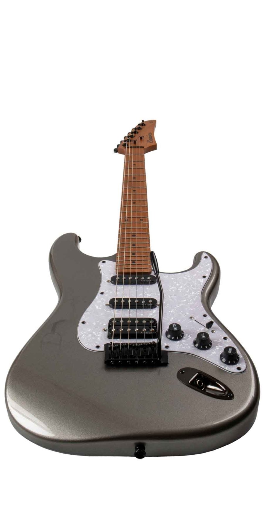 Guitarra Electrica SOLAR Strato SSH Grey - Bamboo Música