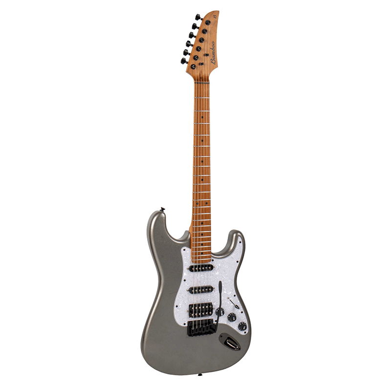 Guitarra Electrica SOLAR Strato SSH Grey - Bamboo Música