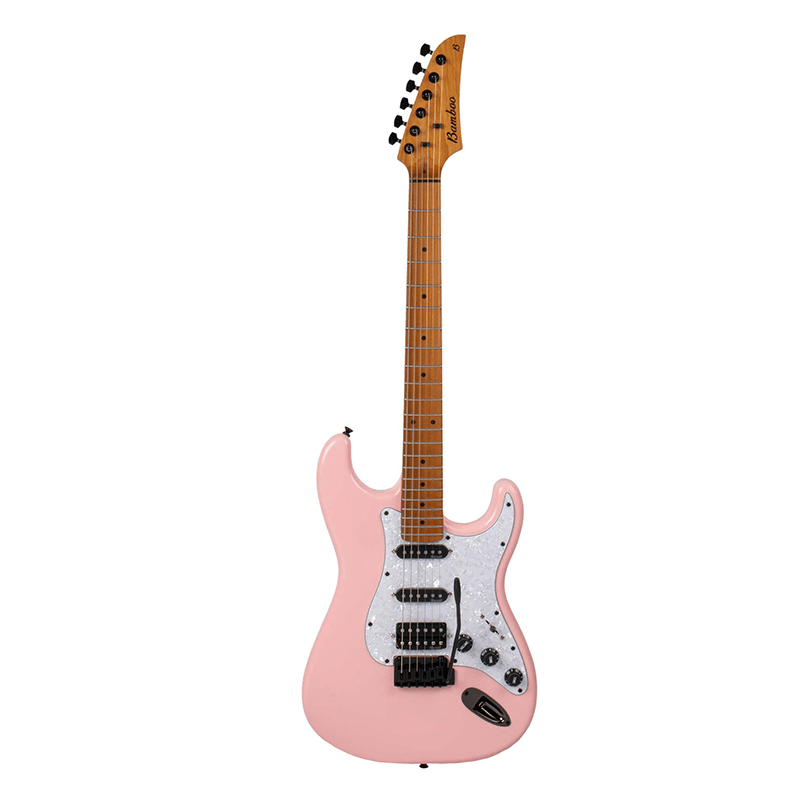 Guitarra Electrica SOLAR Strato SSH Pink - Bamboo Música