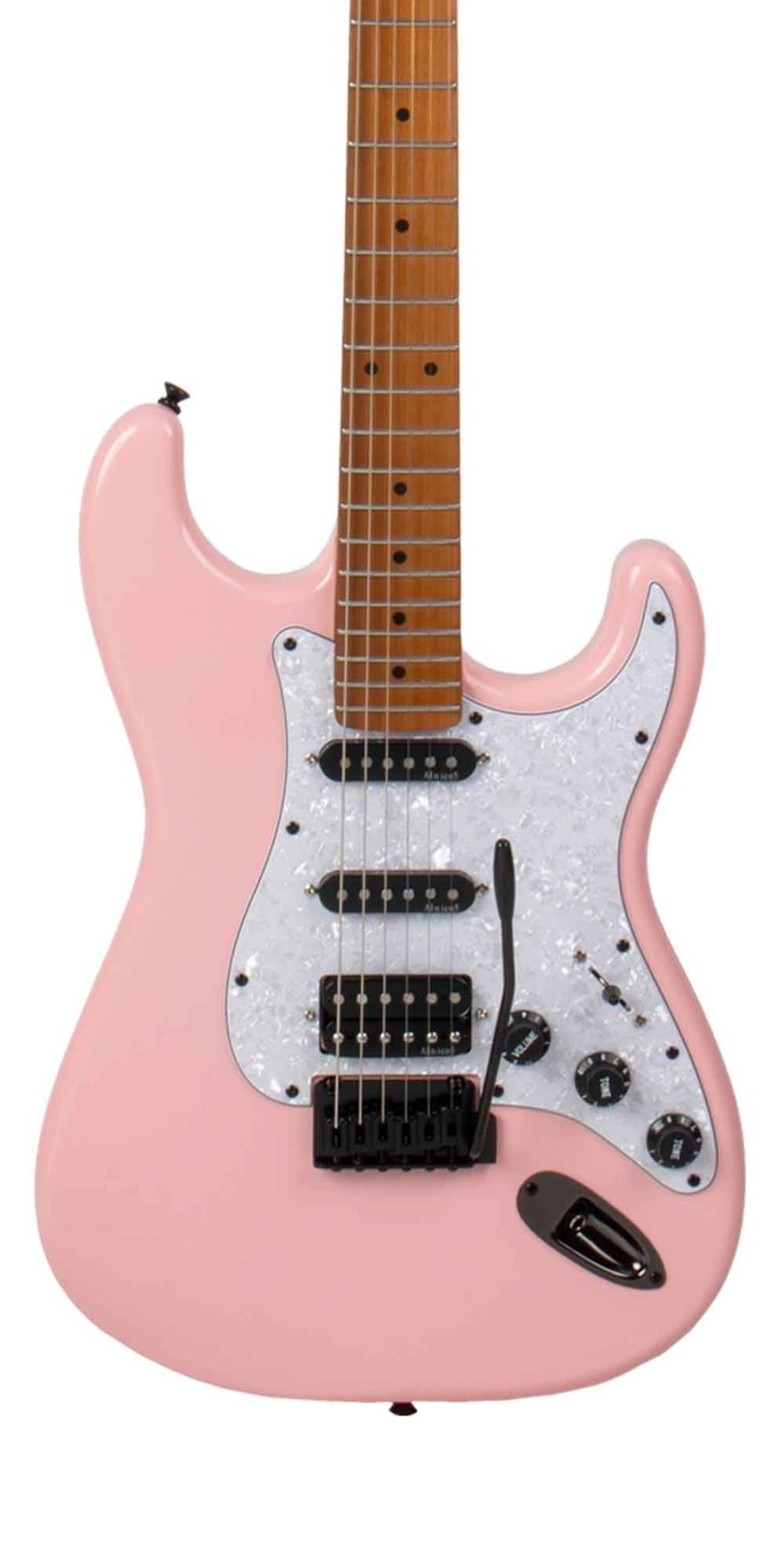 Guitarra Electrica SOLAR Strato SSH Pink - Bamboo Música