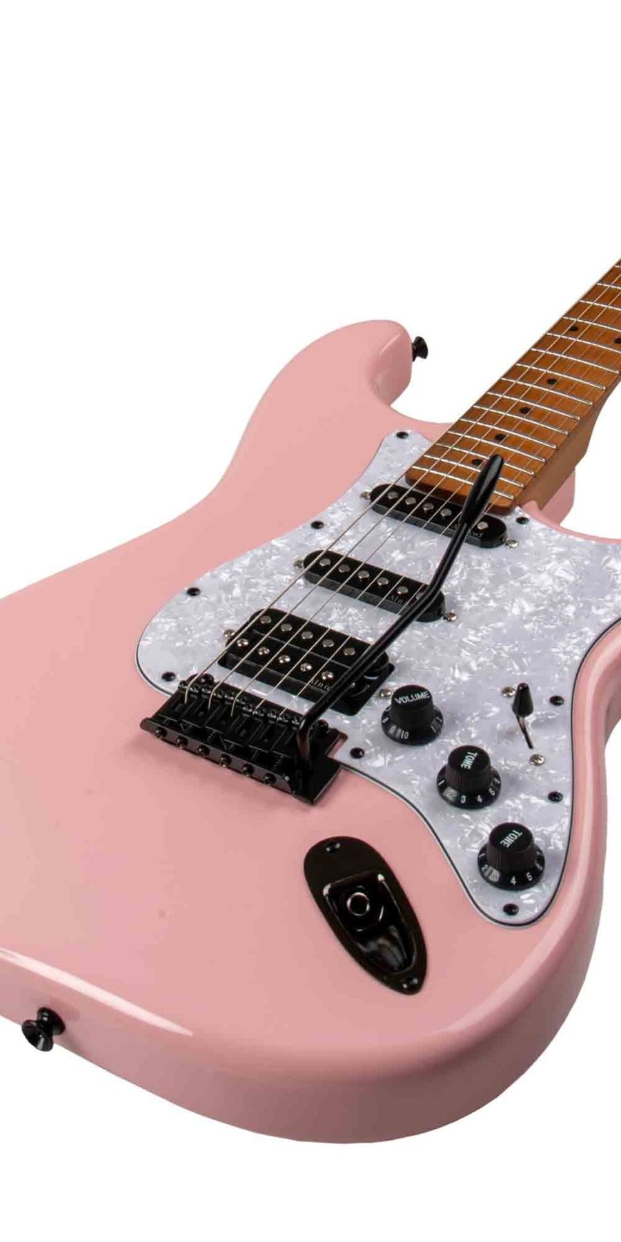 Guitarra Electrica SOLAR Strato SSH Pink - Bamboo Música