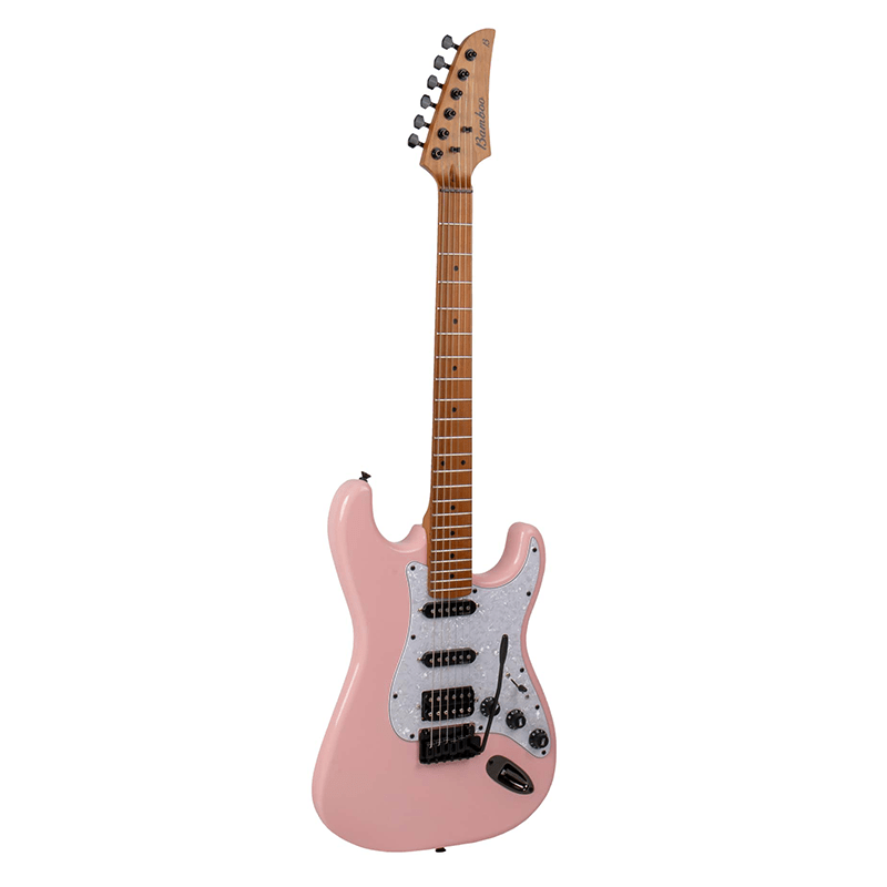 Guitarra Electrica SOLAR Strato SSH Pink - Bamboo Música