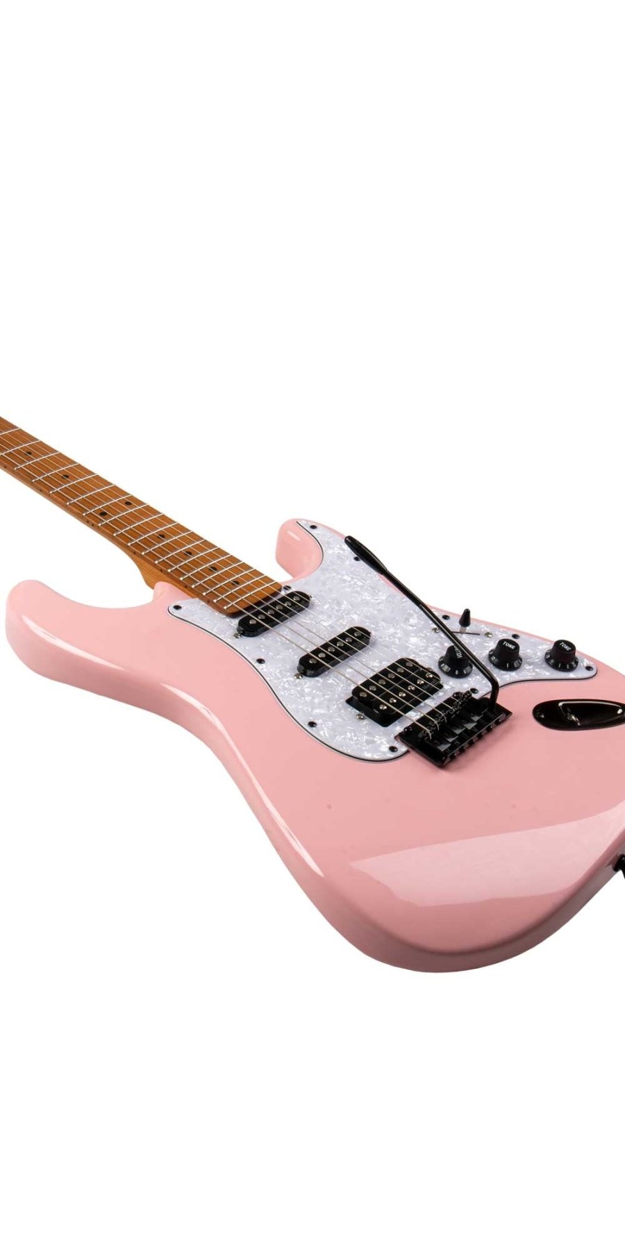 Guitarra Electrica SOLAR Strato SSH Pink - Bamboo Música