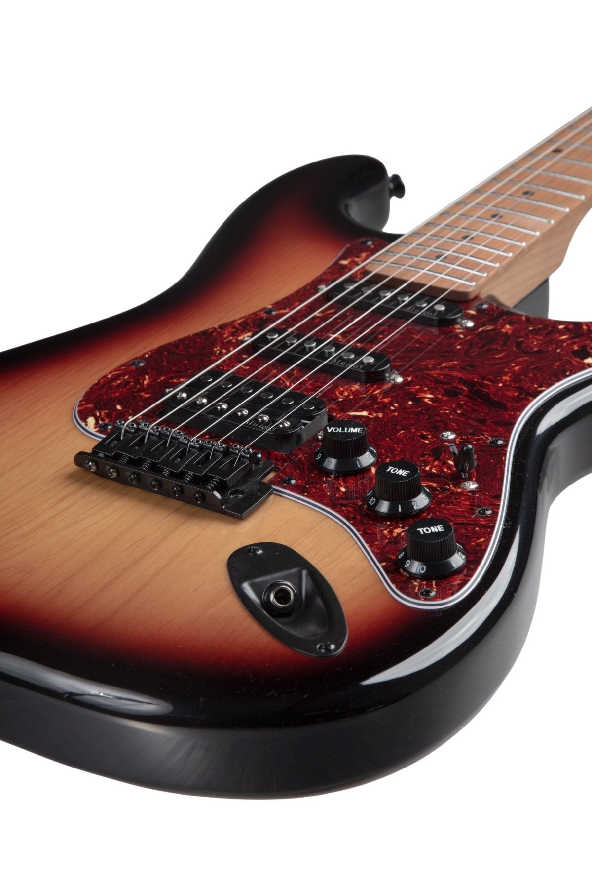 Guitarra Electrica SOLAR Strato SSH Sunburst - Bamboo Música