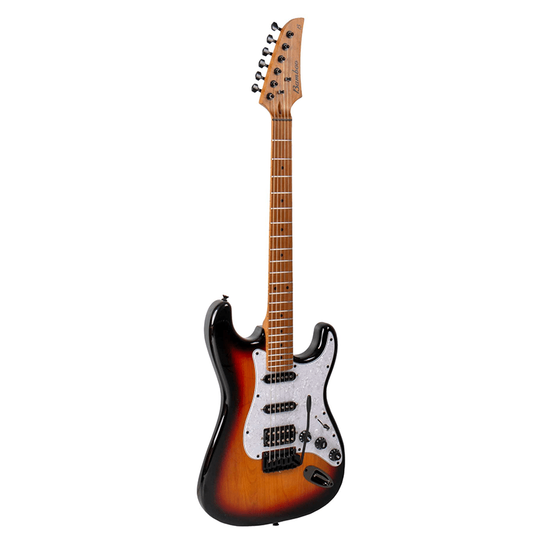 Guitarra Electrica SOLAR Strato SSH Sunburst - Bamboo Música
