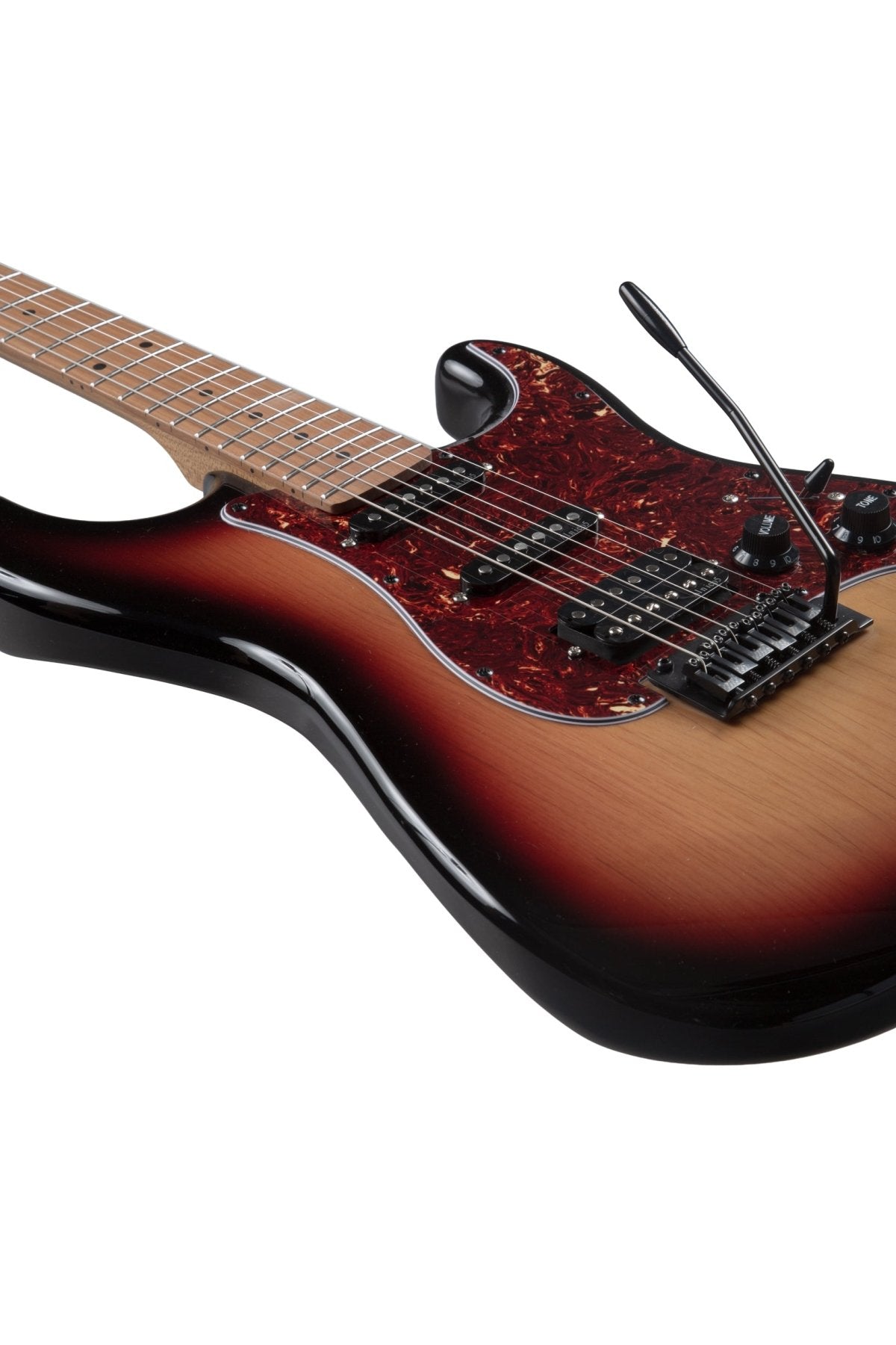 Guitarra Electrica SOLAR Strato SSH Sunburst - Bamboo Música