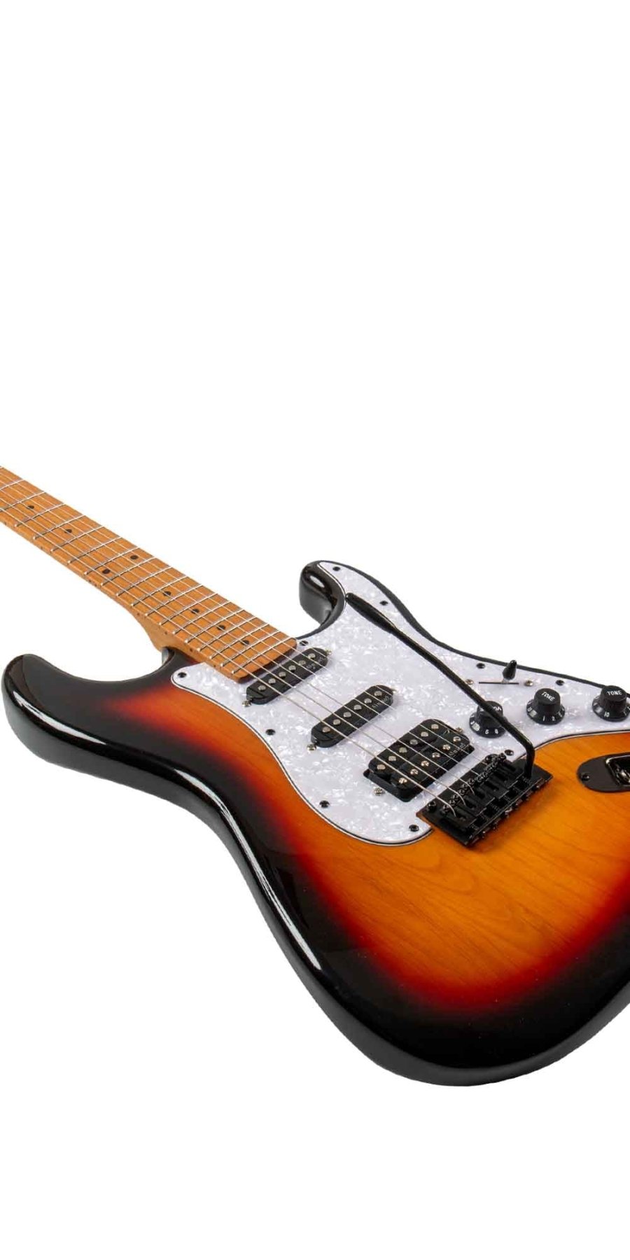 Guitarra Electrica SOLAR Strato SSH Sunburst - Bamboo Música