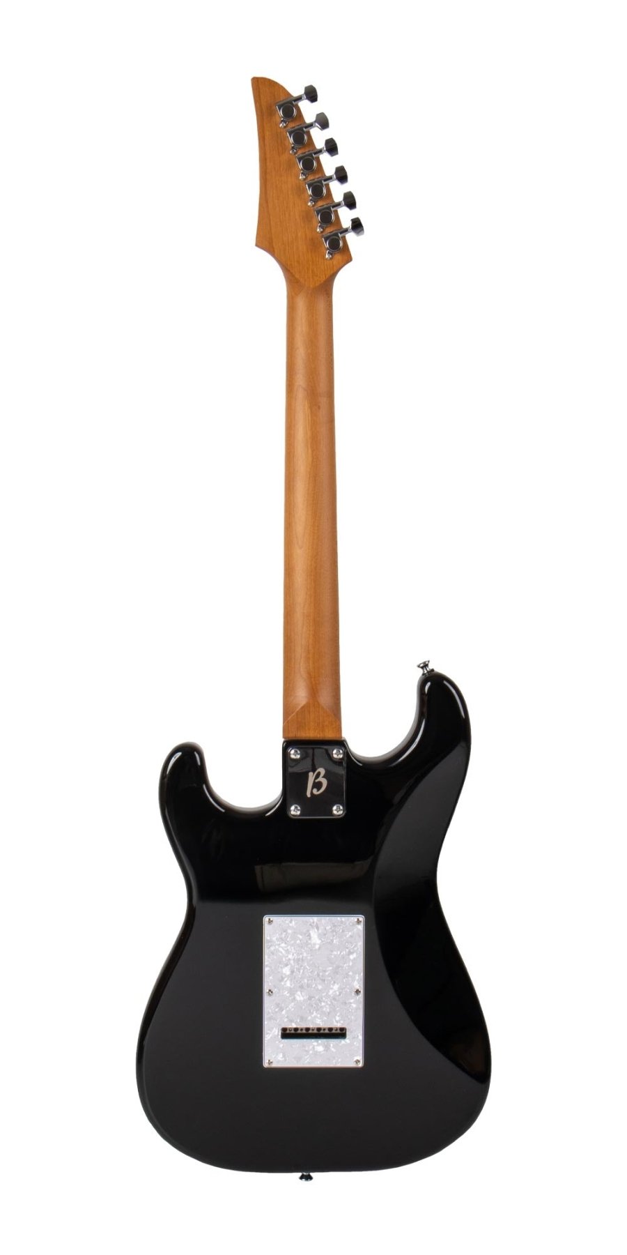 Guitarra Electrica SOLAR Strato SSS Black - Bamboo Música
