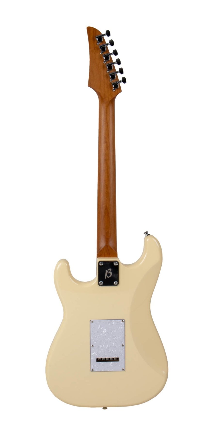 Guitarra Electrica SOLAR Strato SSS White - Bamboo Música