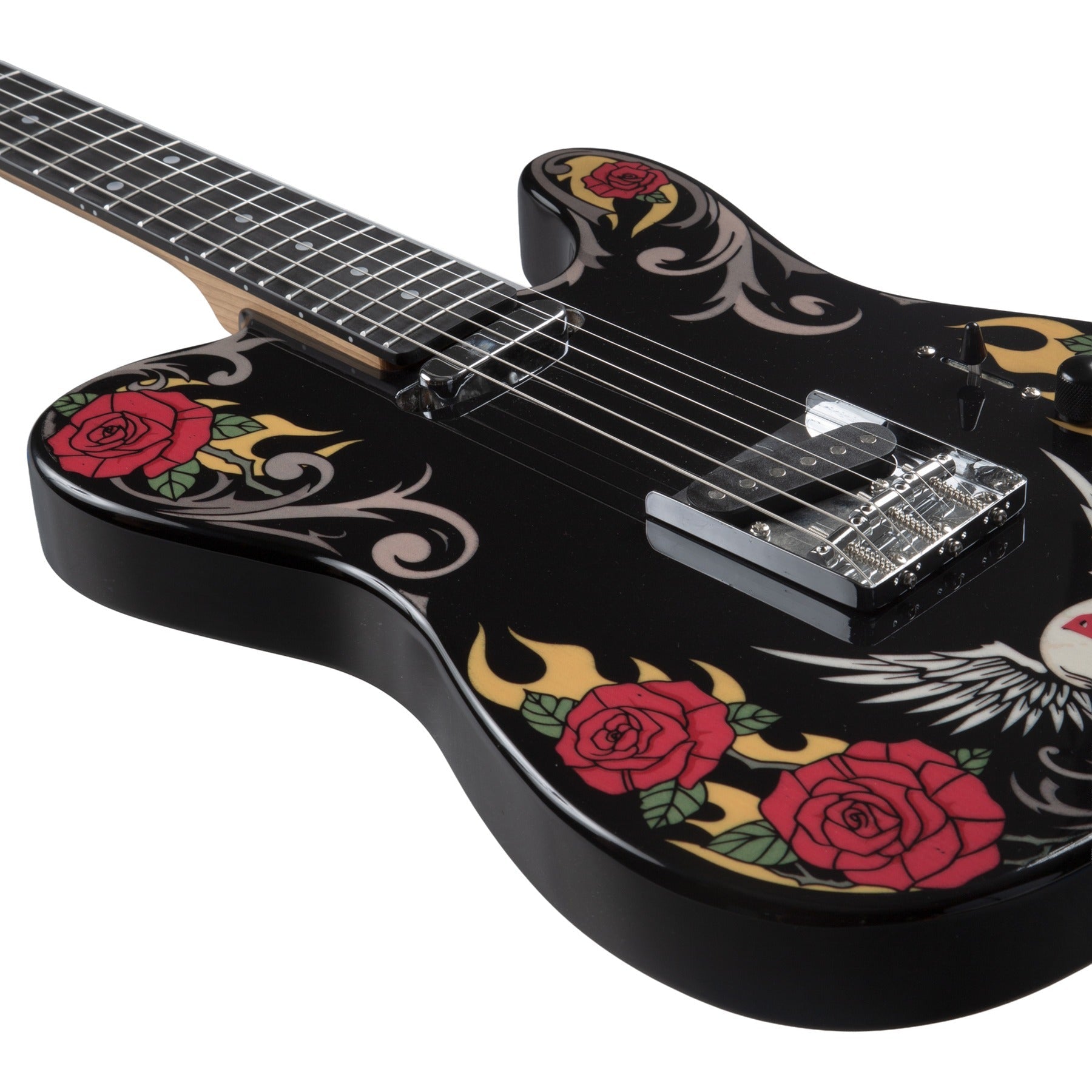 Guitarra Eléctrica ZYCAST T-Style Rock4ever - Bamboo Música