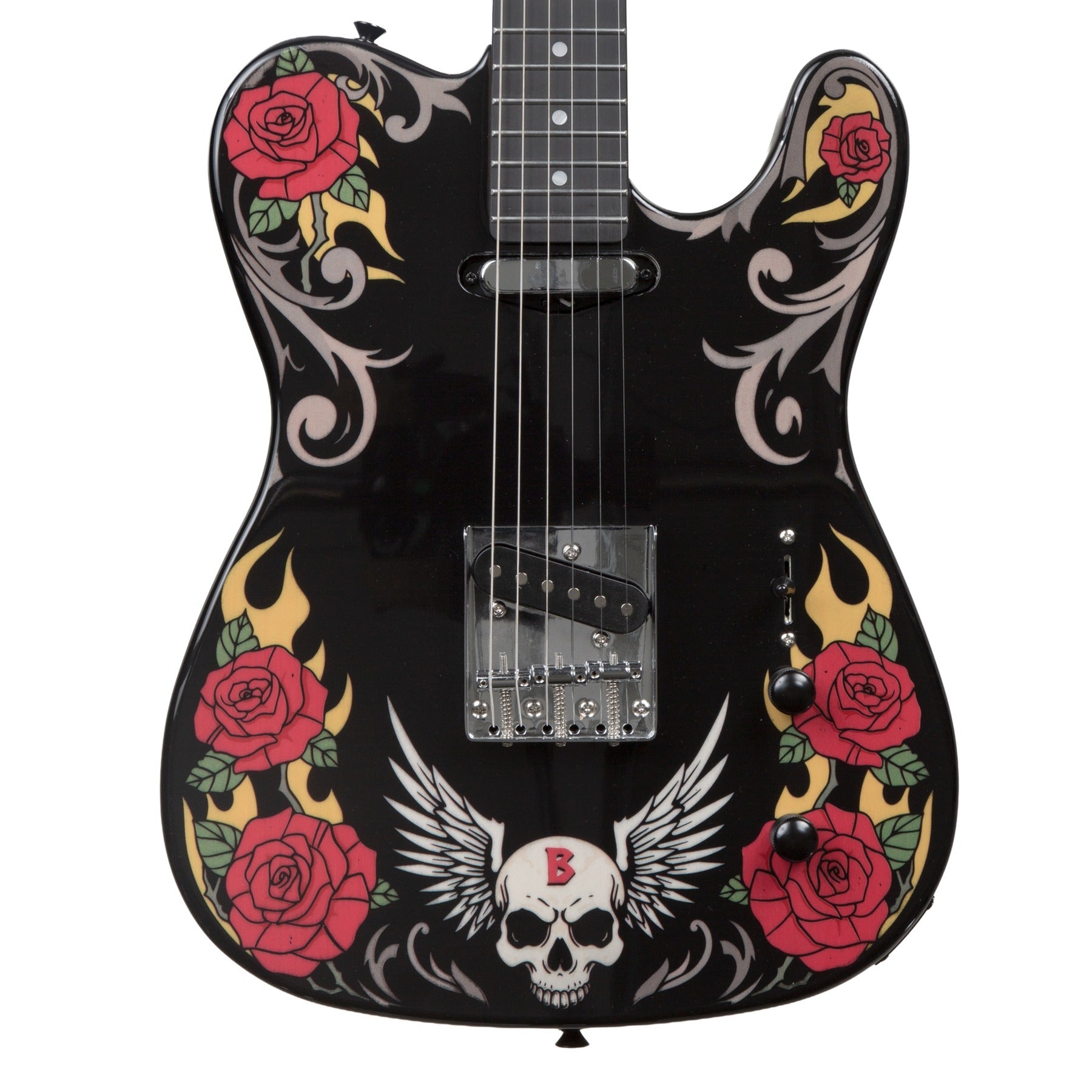 Guitarra Eléctrica ZYCAST T-Style Rock4ever - Bamboo Música